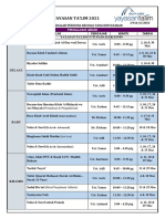 Jadual Kuliah YT Mac 2021