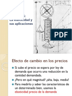 Elasticidad y sus aplicaciones