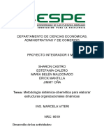 Metodología Sistémica-Cibernética para Elaborar Estructuras Organizacionales Dinámicas