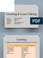 Greeting & Leave-Taking