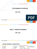 PROCESS DYNAMICS & CONTROL: UNSTEADY STATE MATERIAL AND ENERGY BALANCES