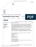 Momentum Source Term - CFD Online Discussion Forums1