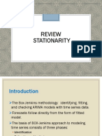 1. Review- Stationarity