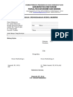 Form Pengesahan Judul Skripsi