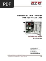 Coupling Unit For PLC Systems Over High-Voltage Lines: Description of Uapa-1