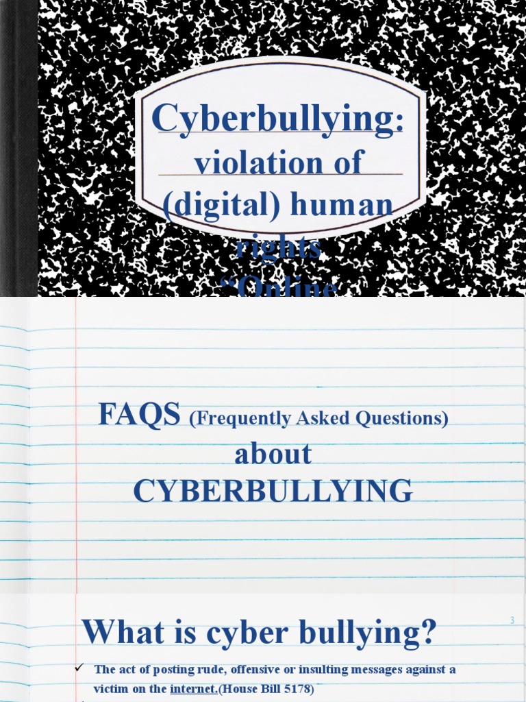 Understanding Cyberbullying and Its Impact | PDF | Cyberbullying | Bullying