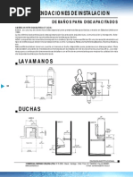 Instalación Sanitarios Discapacitados