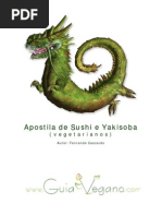 Apostila Sushi e Yakisoba (Vegetarianos) - Fernando Cascado
