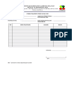 Form Training Need Analysis