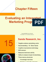 Chapter Fifteen Evaluating An Integrated Marketing Program: Education, Inc. All Rights Reserved. 15-1