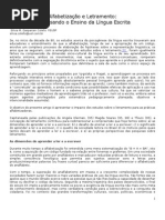 alfabetização repensando lingua escrita