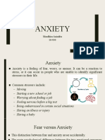 Anxiety: Maudhira Anindita 16-036