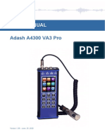 Adash A4300 VA3 Pro Manual