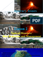 Natural Disaster Risk Reduction and Management Lesson