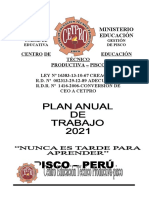 Plan Anual de Trabajo 2020-1