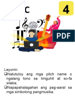 Music 4 Pangalan ng Pitch name 