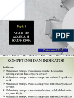 Topik 5 Ikatan Kimia Struktur Molekul