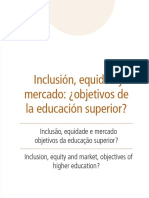 Inclusión, Equidad y Mercado