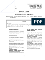 MIN 176 (M+F) : Safety Alert Mooring Cleat Failures