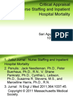 Critical Appraisal Nurse Staffing and Inpatient Hospital Mortality