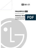 Manual Del Refrigerador LG GR-B205DC