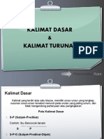 Bab 5 - Kalimat Dasar Dan Turunan