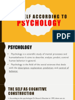 Self - Psychology