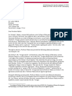 American Association of University Professors Letter To Pacific University