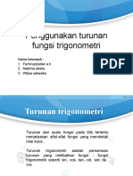 Tugas Kelompok MTK Minat Penggunakan Turunan Fungsi Trigonometri