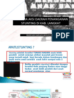 Bahan Sosialisasi Stunting Sekda Langkat Rakerkesda Tahun 2018