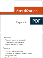 Social Stratifcation: Topic - 4