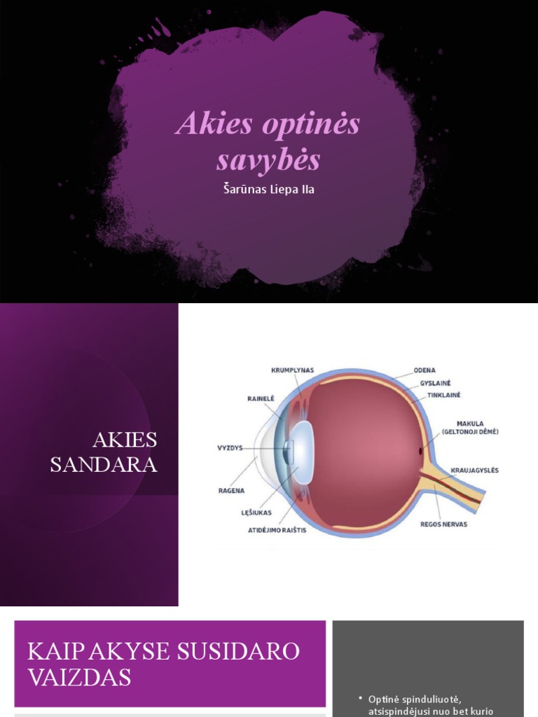 Akies Optinės Savybės | PDF