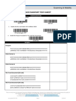 Ocr Passport Test-Sheet: Scanning & Mobility
