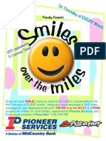 Smiles over Miles Flyer