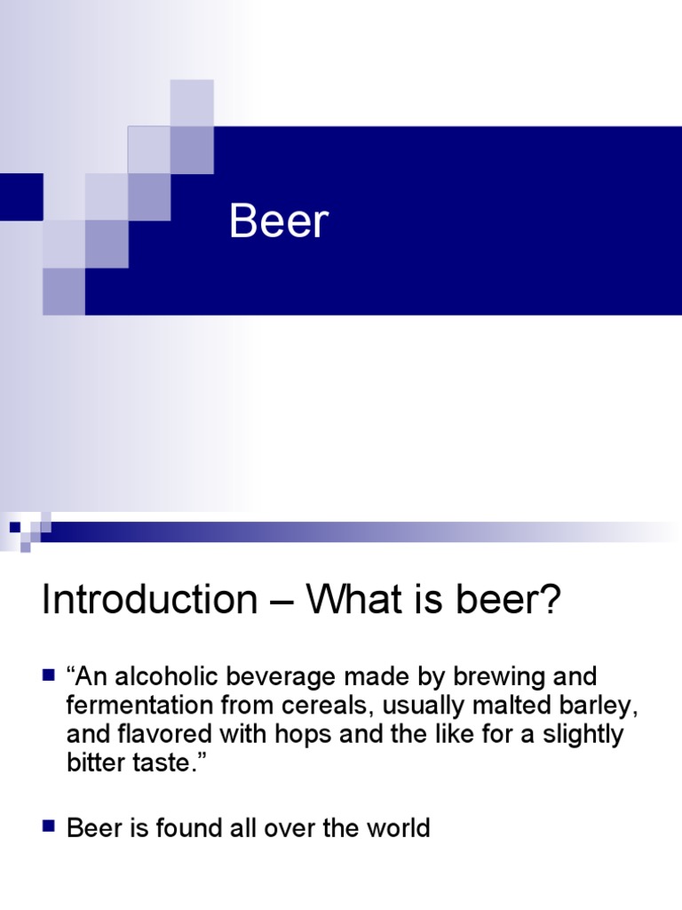 Introduction to Beer History and Brewing | PDF | Brewing | Beer