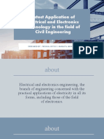 Latest Application of Electrical and Electronics Technology in Civil Engineering