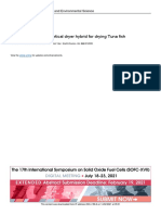 Performance Test of Vertical Dryer Hybrid For Drying Tuna Fish