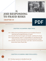 Assessing and Responding To Fraud Risks