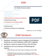 GSM Handover, Localisation and Call Handling