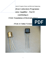 TransistorAmplifier II Week11 Online