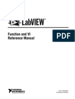 Labview Function and Vi Reference Manual