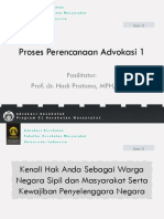 Proses Perencanaan Advokasi 1