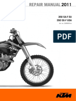 017 - KTM SXF 350 2011 Repair Manual