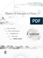 Places of Interest in China