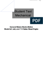 Student Text Mechanical: General Motors Electro-Motive Model and 0 Series Diesel Engine