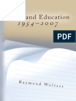 Race and Education, 1954-2007 by Raymond Wolters 