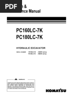 PC160LC-7 Operators Manual