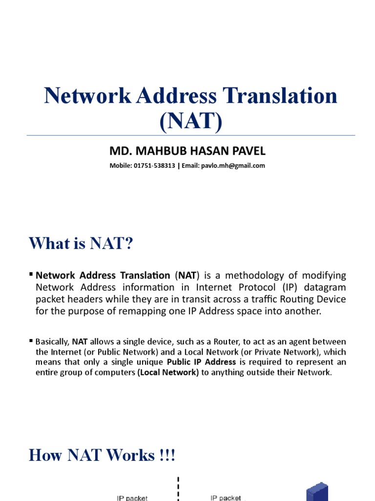 NAT Configuration Guide for MikroTik | PDF | Ip Address | Router ...