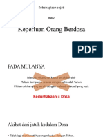 Keperluan Orang Berdosa