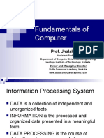 Fundamentals of Computer: Prof. Jhalak Dutta